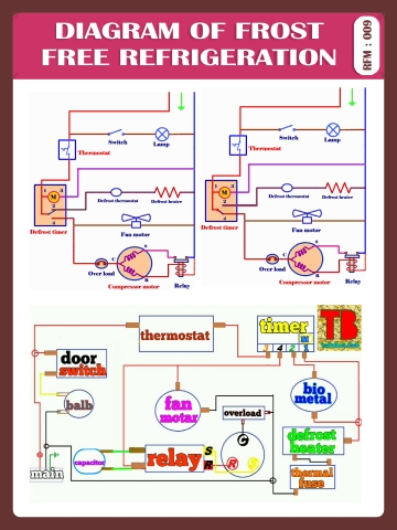 DIAGRAM OF FROST FREE REFRIGERATION