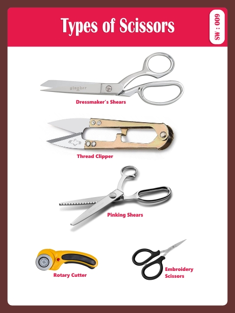 TYPES OF SCISSORS