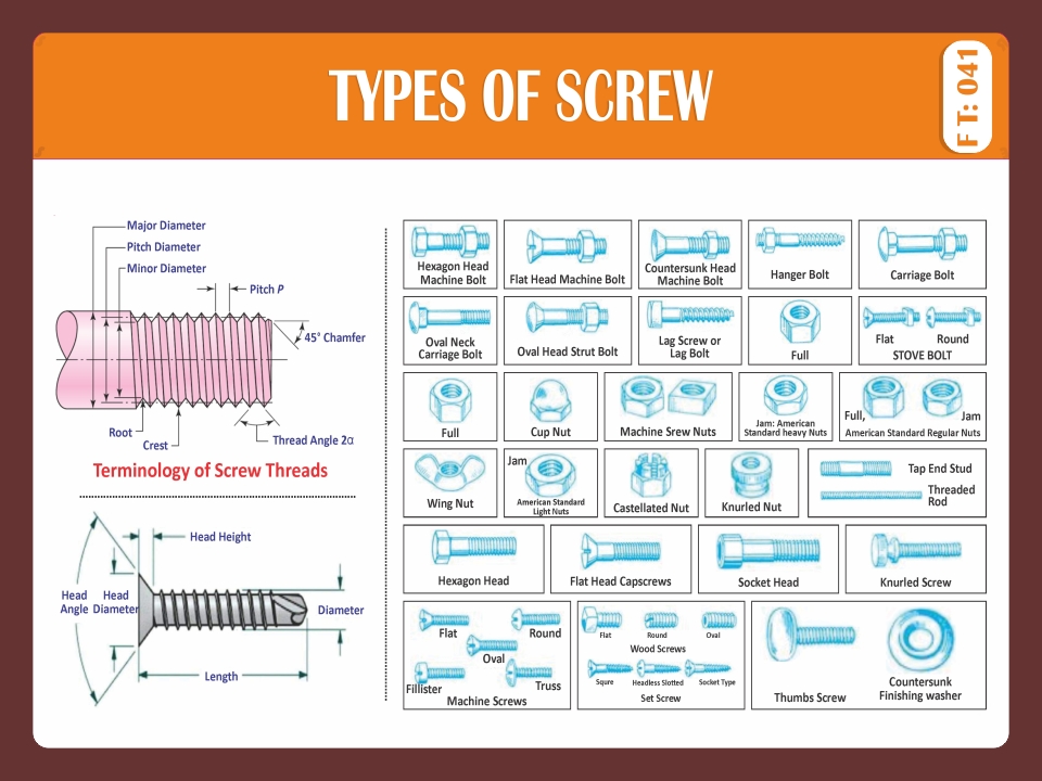 TYPES OF SCREW
