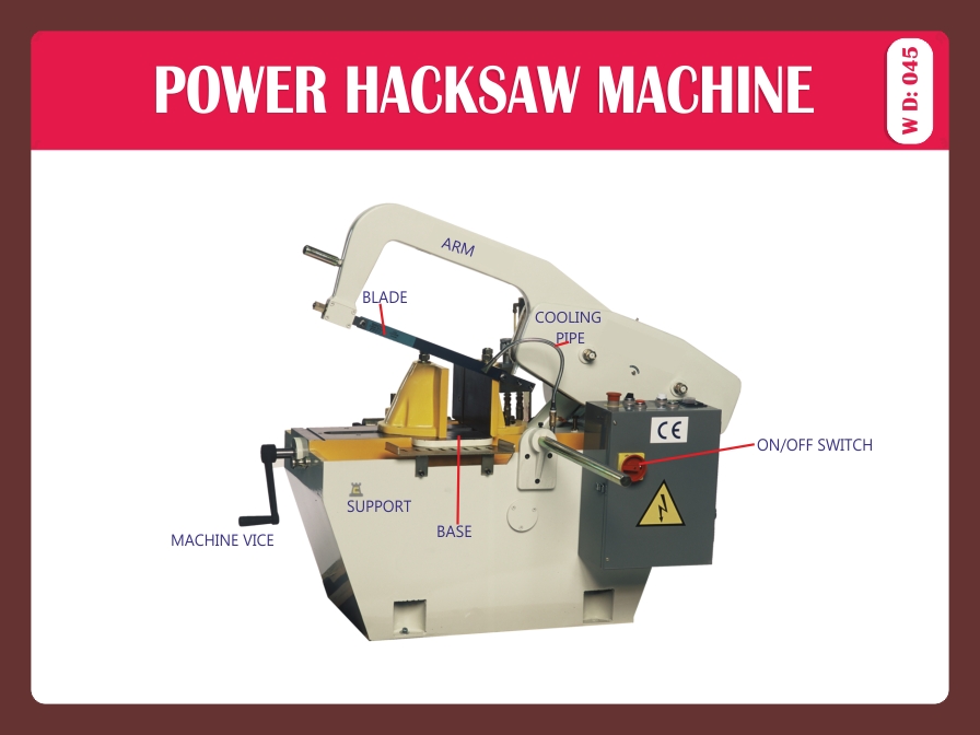 POWER HACKSAW MACHINE